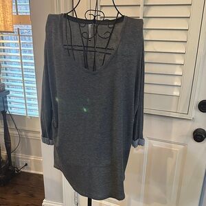 Tresics Charcoal Gray Women's Tunic Top